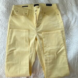 Talbots Light Yellow Slim Ankle Jeans